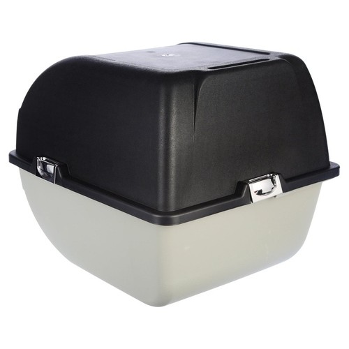Self Cleaning Cat Litter Box W/ Integrated Litter Step & Chrome Accents New - Picture 6 of 8
