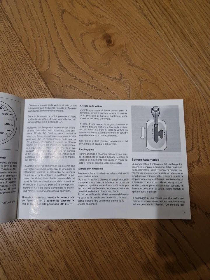 Porsche 911 964 Carrera 2 Tiptronic Supplemento Libretto Uso E Manutenzione  - Immagine 3 di 4