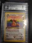 1999 POKEMON FOSSIL 1ST EDITION #19 DRAGONITE Beckett 9