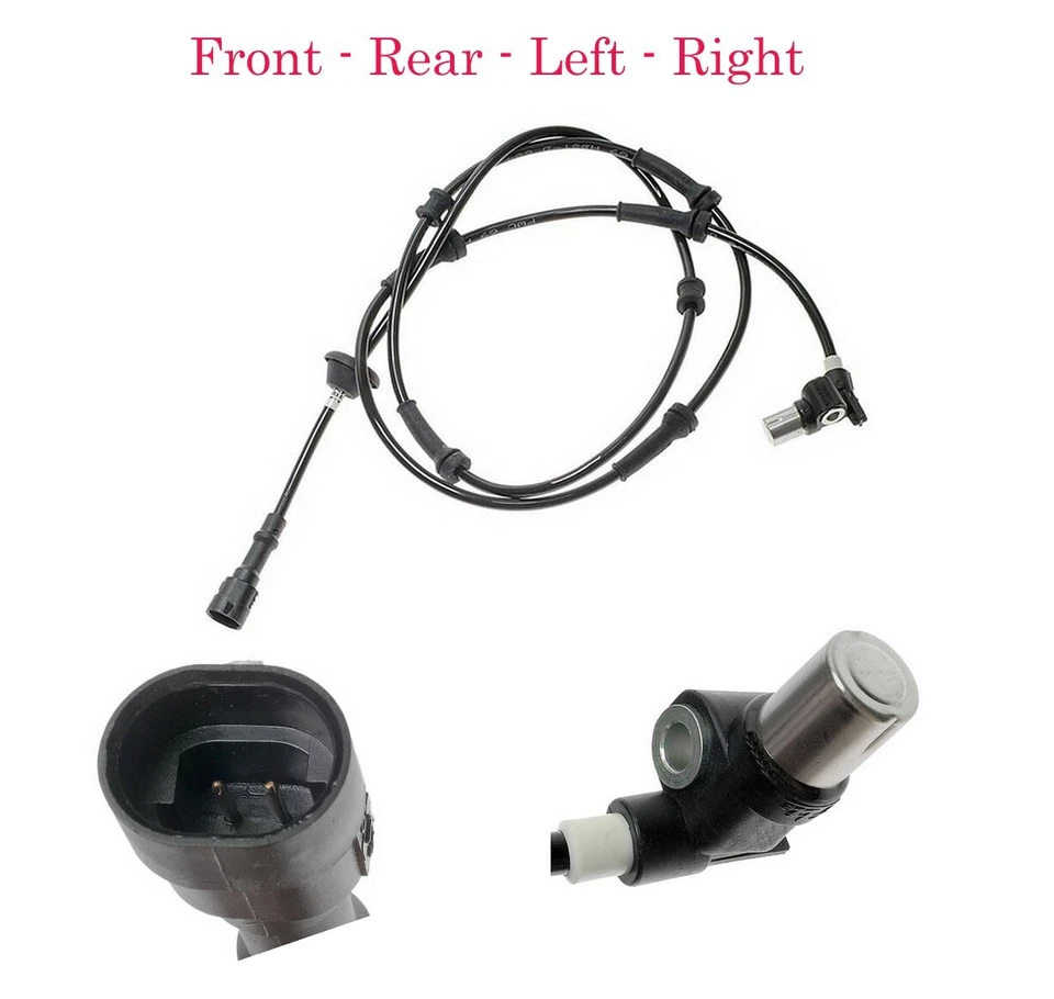 2x Sensor de velocidad de rueda de velocidad ABS delantero L/R para Jeep Cherokee Wrangler Foto 3 de 4