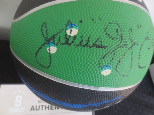 Julius Erving 76ers Autograph Basketball Beckett COA Full Letter - 第 1/4 張圖片