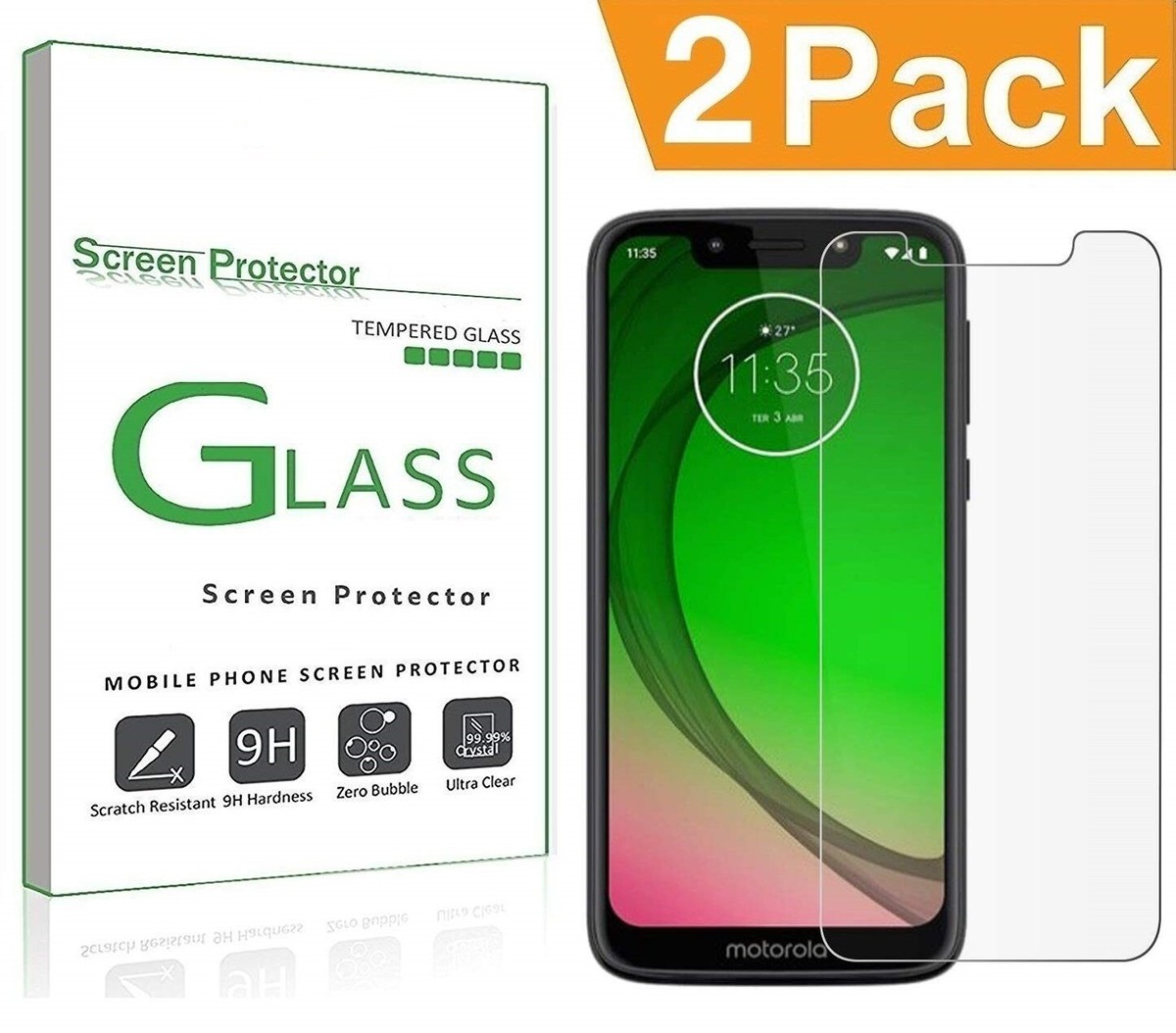 Premium Motorola Moto One,G7,G6,E5,E6,X4,G5s+ Tempered Glass