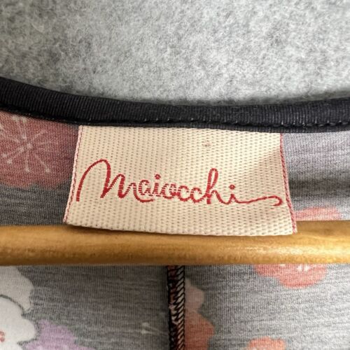 Maiocchi Dress Womens 14 L Floral Flowers Spring Bamboo Stretch Cocktail Party - Picture 5 of 11