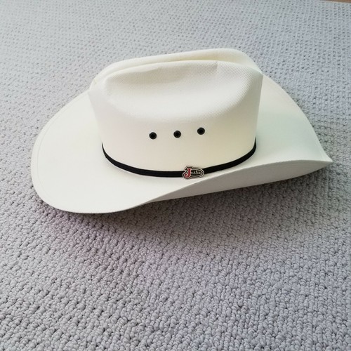 Justin Hard White Western Cowboy Hat By 
