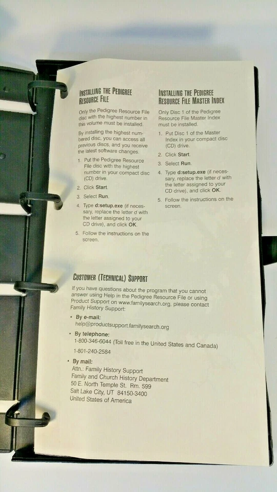 PEDIGREE RESOURCE FILE Volume 3 family Search Discs 51-75 Master Index Included - Image 3 of 4