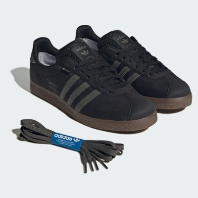 adidas Originals Gazelle GORE-TEX JR2727 Core Black Utility Gray New Men's  Size