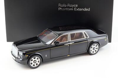1:18 Kyosho Rolls Royce Phantom EWB Extended Wheelbase 2012 Diamond black
