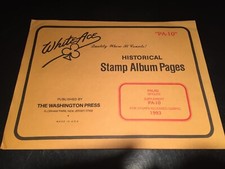 New White Ace Album Supplement Pages Republic Of Palau - PA-10 - 1993