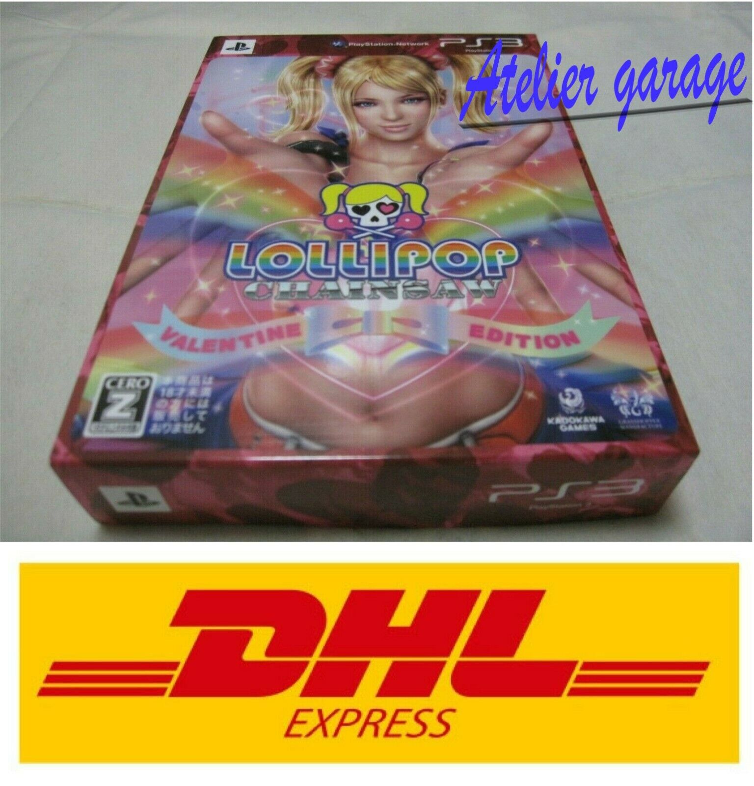 Lollipop Chainsaw Valentine Edition Premium Box Sony Playstation 3 PS3  Kadokawa