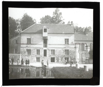 LOT DE 17 anciennes plaques de verre françaises . XIXème. Lanterne