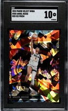 2024 Panini Select Red Ice Prizm WNBA #8 Angel Reese SGC 10 GEM Mint RC 