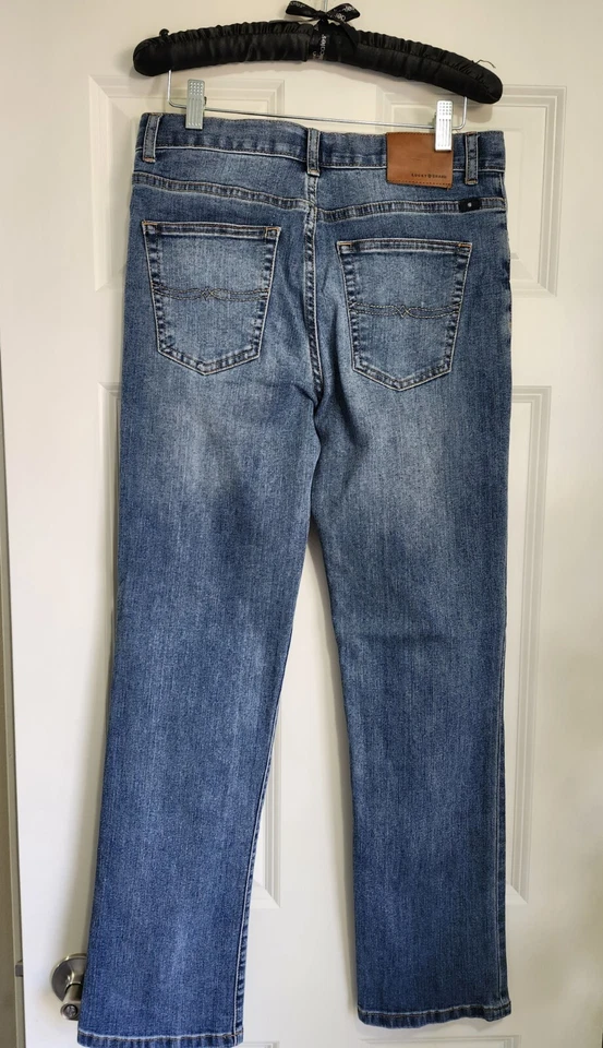 Jeans Lucky Brand Niños Talla 18 Clásicos Rectos Cintura Ajustable Foto 2 de 4
