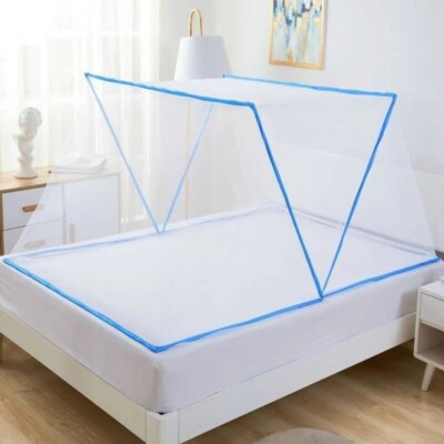 MOSKITONETZ ÜBERDACHUNG FÜR DOPPELBETT EINZELBETT VORHANG MÜCKENSCHUTZ