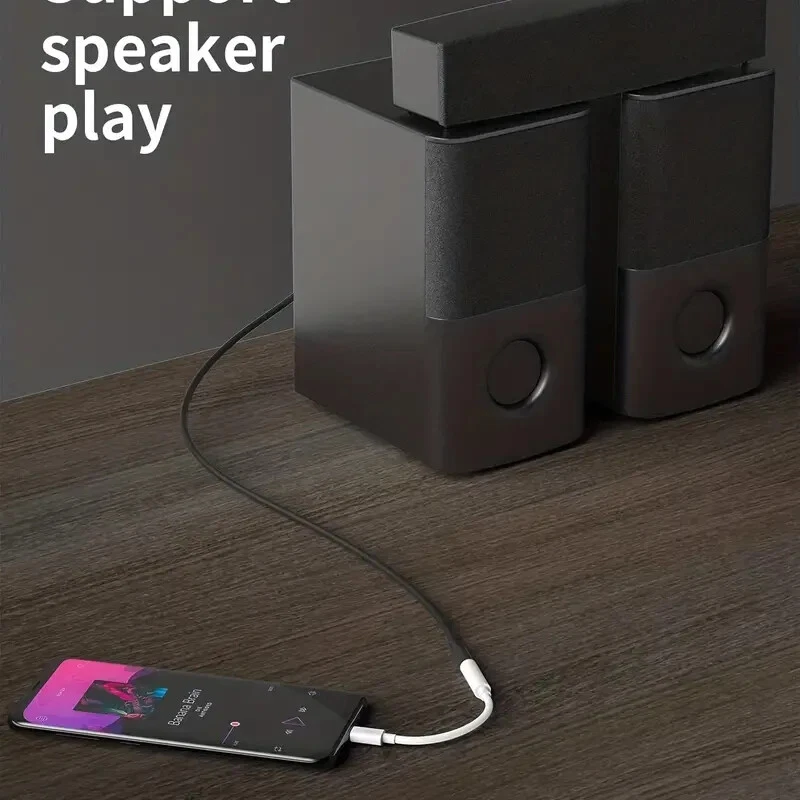 ADATTATORE USB-C A JACK 3,5 mm PER CUFFIE CAVO UNIVERSALE AUX - Immagine 4 di 4