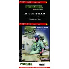PARACEL MINIATURES VIETNAM SERIES NVA3515 NVA TANK DRIVER TIEN TAI TANK