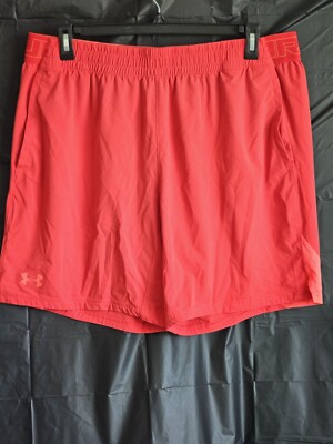 Under Armour Men's Elevated Woven Shorts Men's XXL Red Color Style 1306455