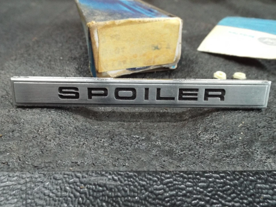 Nuevo de Lote Antiguo Tablero Emblema 1970 1971 Mercury Cyclone Spoiler Gauge Paquete 351 429 CJ 70 71 Foto 2 de 4