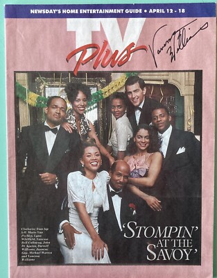 Vanessa Williams Signed Newsday Local TV Guide April 12 1991 LI NY Regional Edit