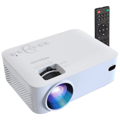 SceneLights LED-HD-Beamer mit 720p-Auflösung, 4.500 Lumen, bis 254 cm Diagonale