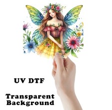 Spring Fairy UV DTF Transparent Sticker / Decal