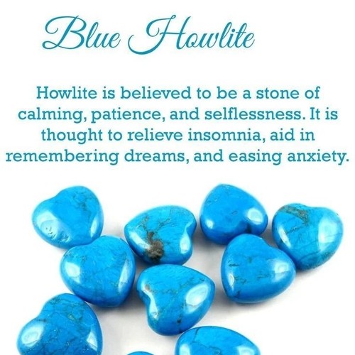 Handmade wire wrapped blue howlite stone bracelet - Picture 6 of 6