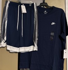 NWT MENS NIKE AIR JORDAN T-SHIRT SHORTS both top bottom SZ XL OUTFIT   