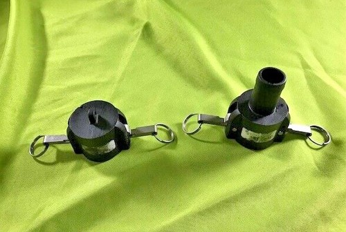 2 Used Gator Lock Lever couplings 1 - GL100C and 1 - GL125 Cap GL100 Cap - Picture 6 of 12