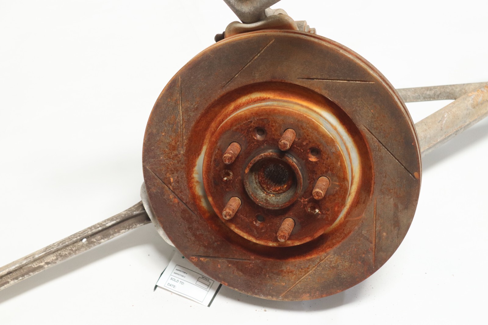 06-16 ASTON MARTIN V8 VANTAGE REAR RIGHT SPINDLE KNUCKLE WHEEL HUB ASSEMBLY OEM