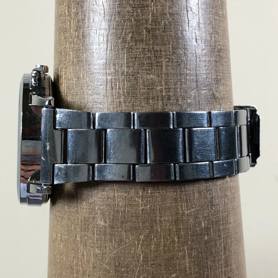 Jack Daniels Men Old No.7 Tennessee Whiskey Silver Tone Quartz 38mm Watch 7 1/2" - Image 3 of 4