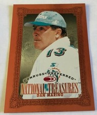 1997 Donruss Preferred National Treasures Dan Marino #129 Miami Dolphins