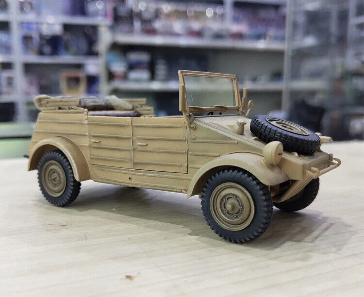 1/35 ARTISAN VW82 Kubelwagen Army Vehicle Plastic Diecast Military Jeep Model - Image 3 of 4