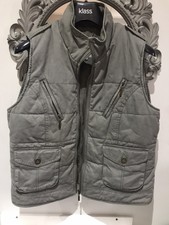 Miss Posh Khaki Quilted Gilet Size 14
