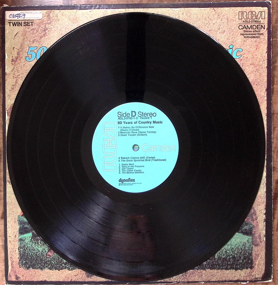 VARIOUS ARTISTS 50 YEARS OF COUNTRY MUSIC RCA CAMDEN 2-LP-SET VINYL LP 200-43 Foto 4 de 4