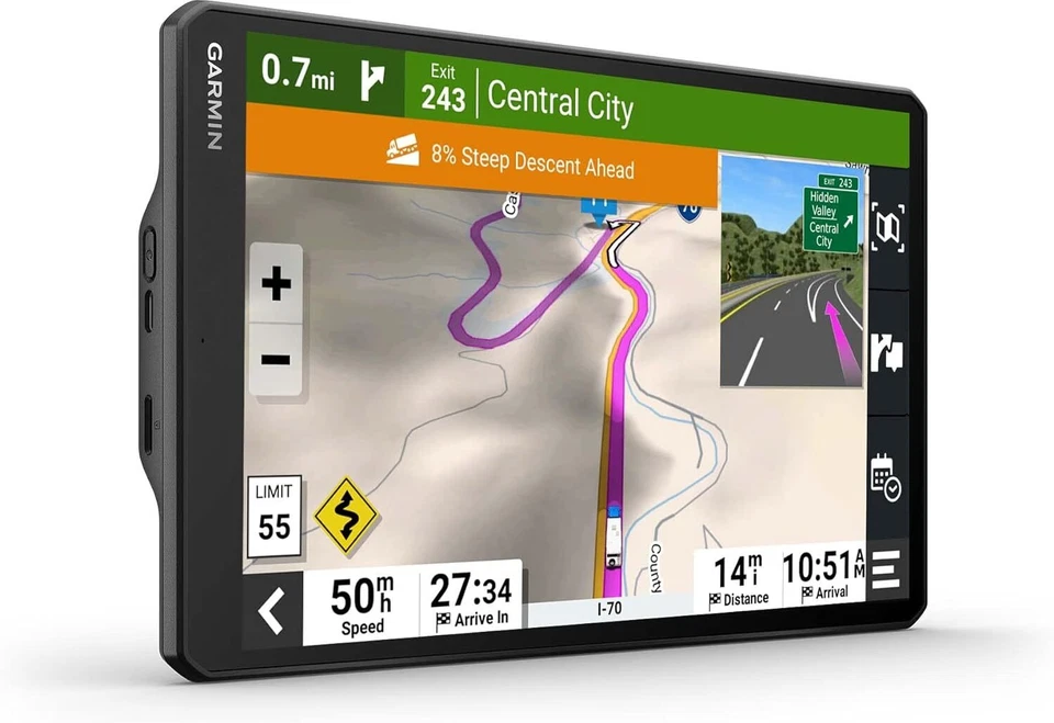 Garmin RV 1095 | 10" GPS Navigator with Custom RV Routing | Satellite Imagery - Image 2 of 4