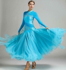 2020 NEW Ballroom Competition Dance Dress Modern Waltz Tango Standard Dress MM39