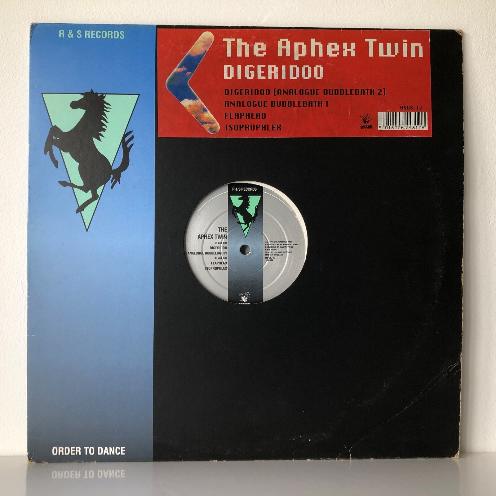 The Aphex Twin Digeridoo (12″) R & S Records RSUK 12, Outer Rhythm