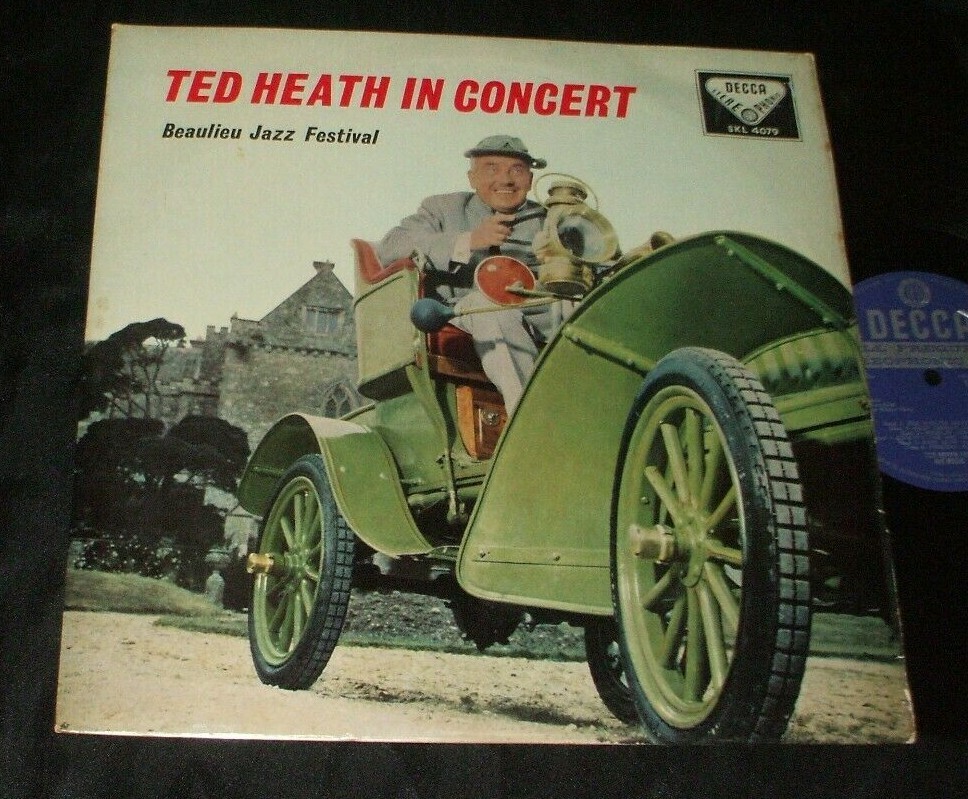 TED HEATH in Concert Beaulieu Jazz Festival DECCA UK LP SKL-4079 VINTAGE CAR CVR