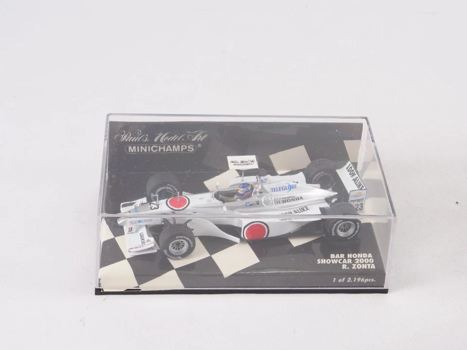 Minichamps 1/43 Bar Honda Showcar 2000 Ricardo  Zonta  430000073 430 000073 - Photo 2/4