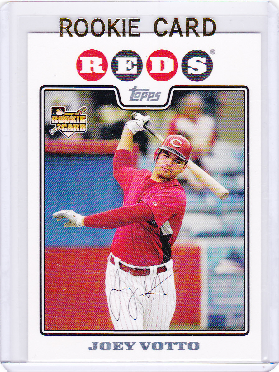JOEY VOTTO ROOKIE CARD 2008 Topps Cincinnati Reds MLB Baseball RC