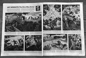 Art Wermuth One Man Army On Bataan With Tommy Gun Original Wwii Article Ebay