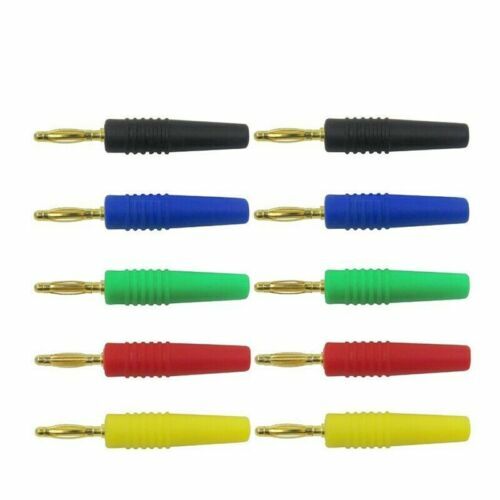 WJSTN Adattatore Jack Banana Femmina A Spina Spada: Cavo Da 3 Pollici Per Connessioni Audio