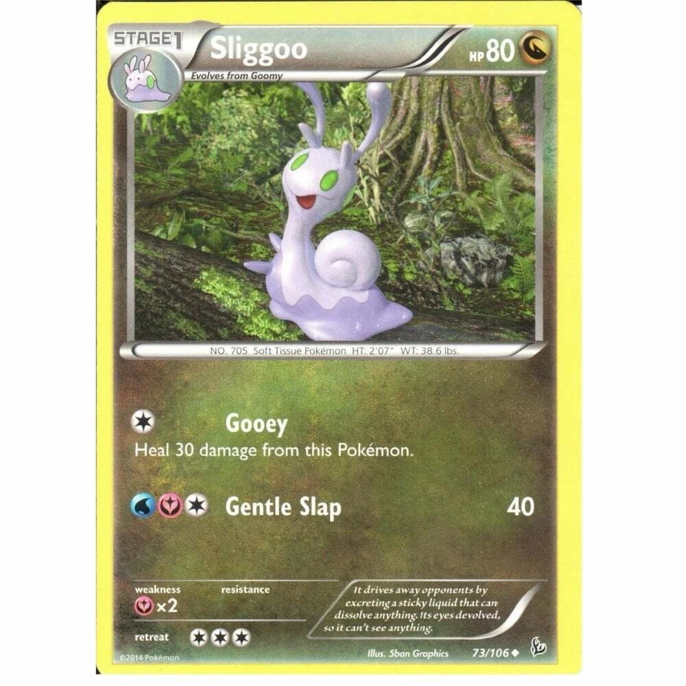 73/106 Sliggoo Uncommon: Pokemon Trading Card Game XY-02 Flashfire - Image 1 of 1