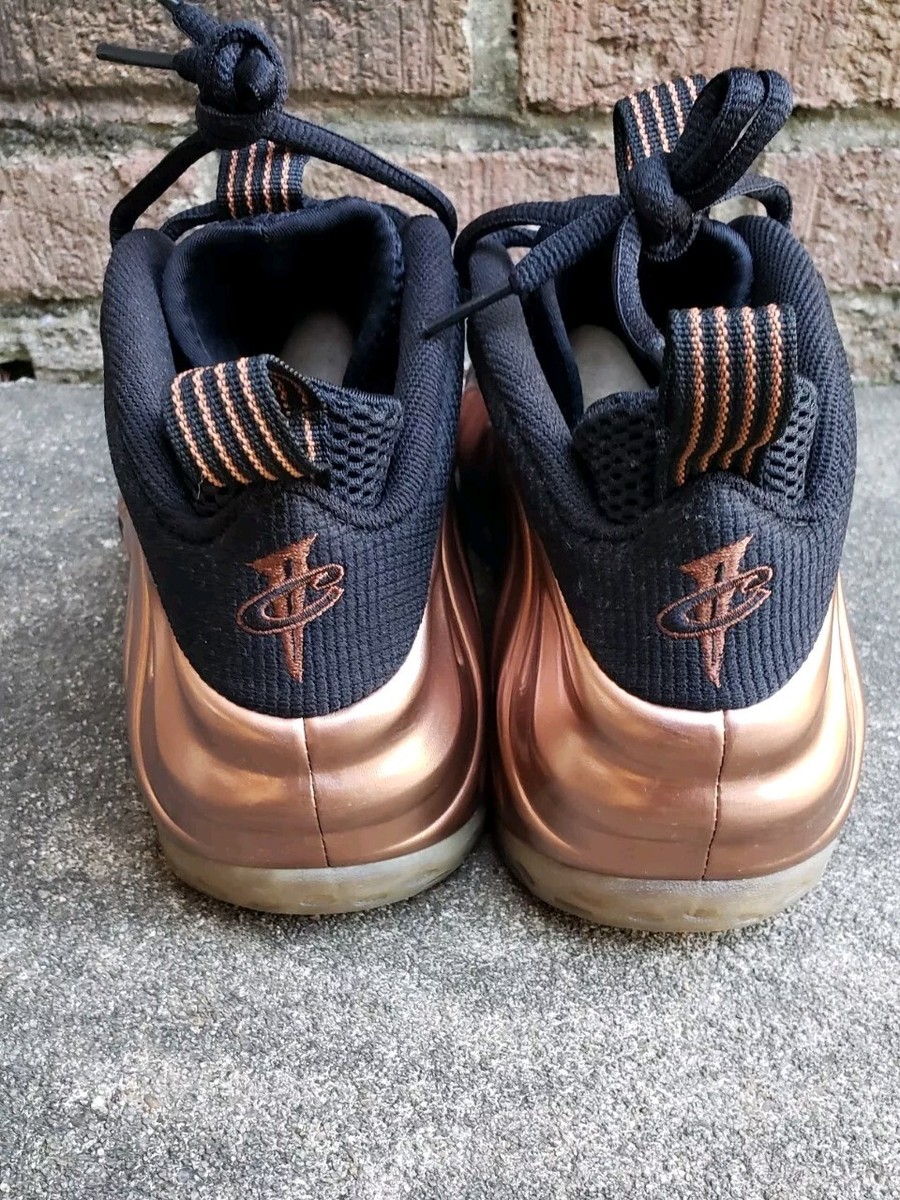 New Nike Air Foamposite One Copper Basketball Shoe (314996-081