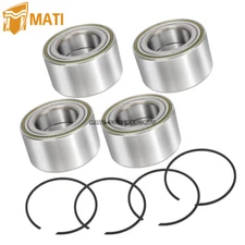 4 Front & Rear Wheel Bearings Circlip For Can-Am Maverick X3 2017 2018 2019-2023
