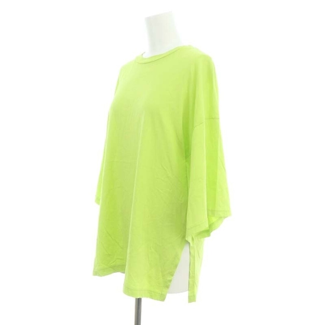 Enfold Men's S-LIKE T-shirt Half Sleeve Yellow Green Used Enfold Men's S-LIKE T-shirt Half Sleeve Yellow Green Used