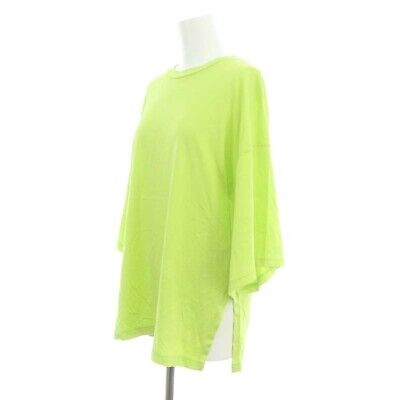 Enfold Men's S-LIKE T-shirt Half Sleeve Yellow Green Used Enfold Men's S-LIKE T-shirt Half Sleeve Yellow Green Used