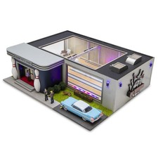 Bowling Alley Costruzione con Luce, Accessorio Treno Scala O, Corsie Lamont
