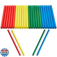 24 Pack Bulk Rhythm Sticks for Kids, 12 inches Wooden Lummi Stick Music Toys,