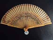 Folgado Wooden Ornate Folding Hand Fan