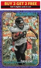 2024 Topps Chrome Football Purple Speckle Refractor Fred Taylor #89